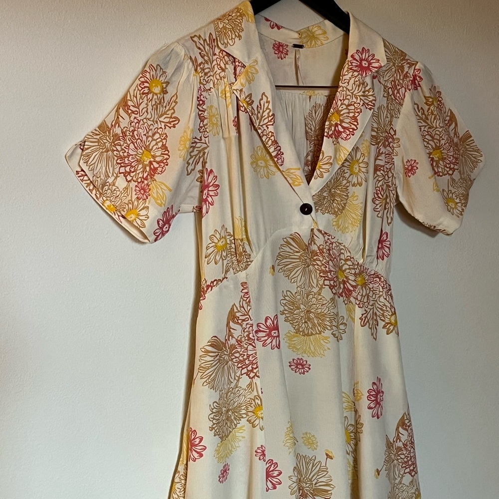 Free People Floral Mini Dress